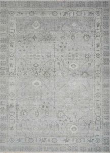 Fresco Gray Hand Knotted Rug