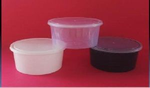 1200ml Flat Round Container