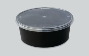 1500ml Flat Round Container