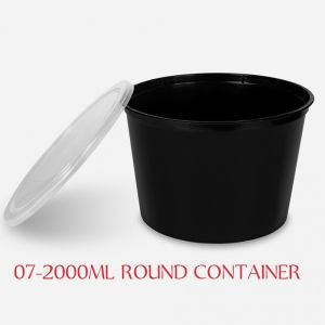 2000ml Round Container
