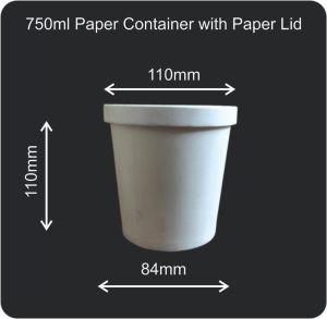 750ml Paper Container