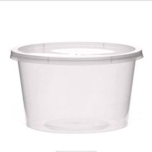 ACE - 1000ml Flat Round Container