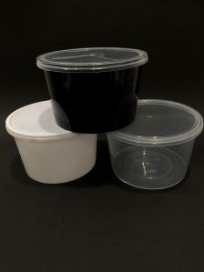 Round Container 1000ml Flat
