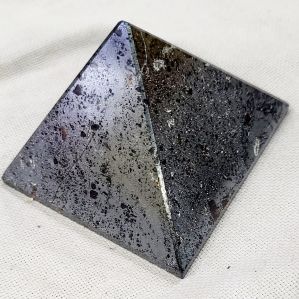 Natural hematite gemstone Pyramids