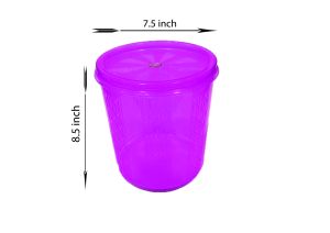 Purple Small Plastic Storage Bin in 2023  Plastic storage, Storage bins,  Storage bin