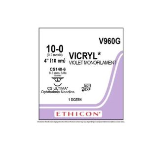 Ethicon 10.0 Vicryl Surgical Suture