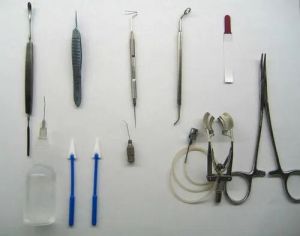 Stainless Steel Retinal Surgical Instrument Set