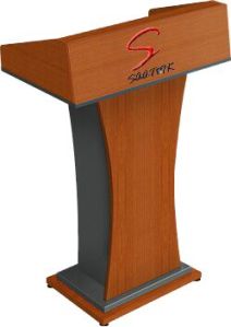 Teak Plywood Laminated Wood Podium / Lectern Stand (SP-525)