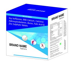 Soya Isoflavones, Milk Calcium, Calcitriol, Adenosylcobalamin, Boron, Folic Acid and Zinc Tablets