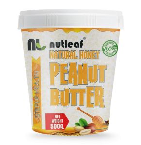500gm Nutleaf Natural Honey Creamy Peanut Butter