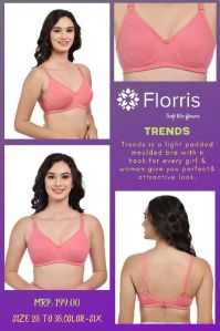 trends light padded bra