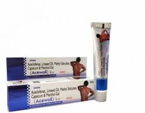 Aceclofenac Gel, Packaging Type : Tube