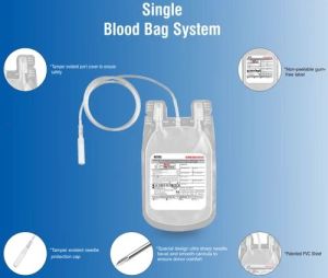 Single Blood Bag System
