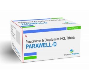 Paracetamol and Dicyclomine HCL Tablets