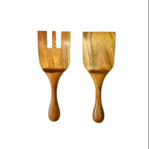 Handmade wooden cutlery 2 piece. Set