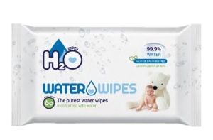 h2o water baby wipes