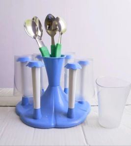 Kitchen Plastic Glass Holder