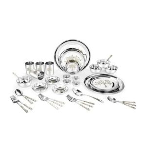 42-Pcs Stainless Steel Tree Dinner Set box