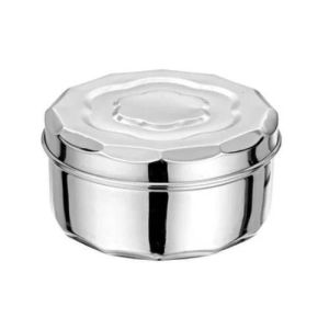 Stainless Steel Crystal Dabba