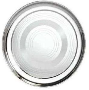 Stainless Steel Rajbhog Plate