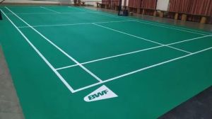 PVC Synthetic Badminton Court