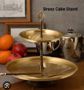 Brass Round Cake Stand