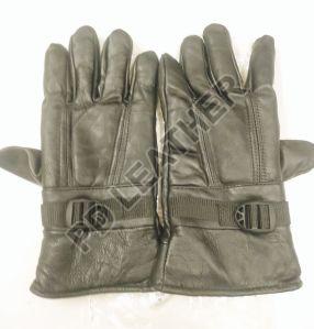 Mens Pure Leather Bike Gloves
