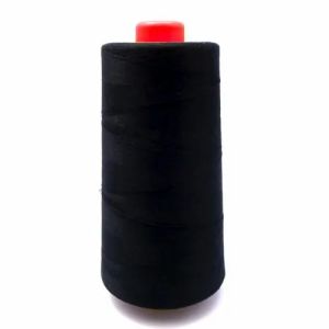 Black Shining Polyester Sewing Thread