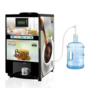 4 Lane Coffee Tea Vending Machine with Pump
