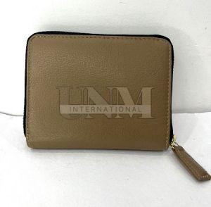Beige Ladies leather wallet