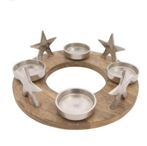 Style Advent Wreath Tealight Candle Holder