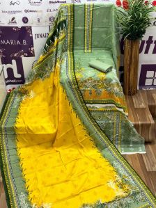 Digital Printed Linen Pakistani Dress Material