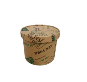 500ml Kraft Paper Round Food Container