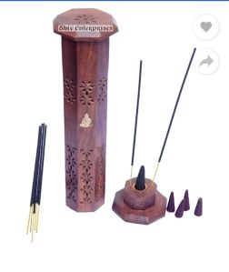 wooden handicraft incense burner