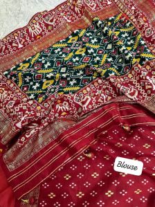 premium Georgette chikankari lucknowi embroidered saree
