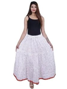 women printed skirt