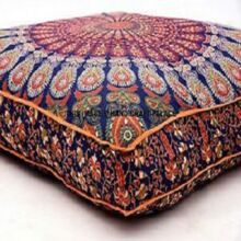 Footstool Ethnic Pouf Cover