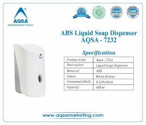 ABS SOAP DISPENSER 400 ML AQSA 7232