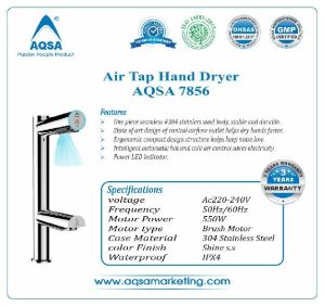 AIR TAP HAND DRYER AQSA - 7856