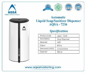 Automatic Liquid Soap / Sanitizer Dispenser - AQSA &amp;amp;ndash; 7236