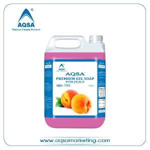 Premium Gel Soap Pink Peach - AQSA &amp;amp;ndash; 7402