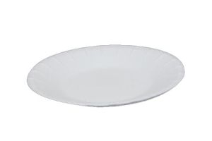 White Round Foam Plate