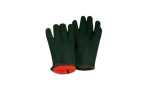 Insulated protective Brown Cotton Gloves