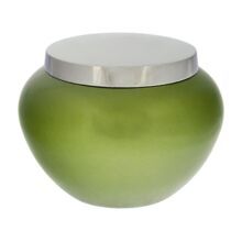 Odyssey Green Cremation Urn Round