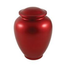 Red Brass Cremation Urn