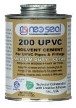 NeoSeal 200 CLEAR / BLUE - Regular Bodied Low VOC PVC, UPVC (PVC-U) Cement
