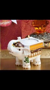 Lucky elephant candle holder