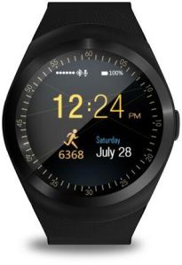 Round Bluetooth Smart Watch For iPhone