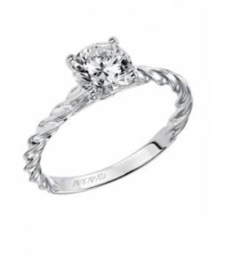 ARTCARVED solitaire engagement ring