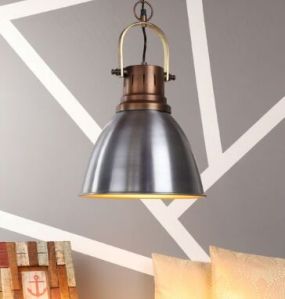 Metallic Hanging Light